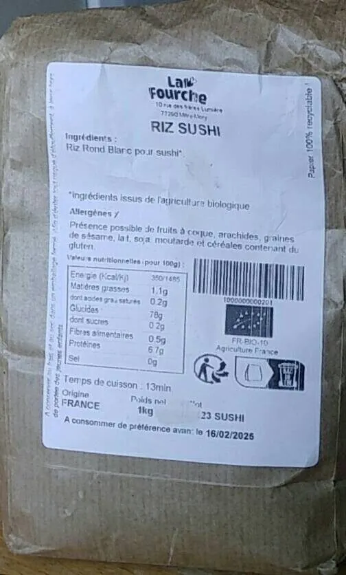 Riz sushi