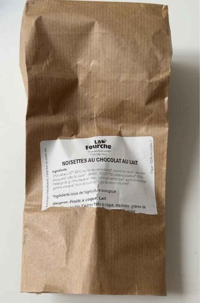 Noisettes au chocolat au lait