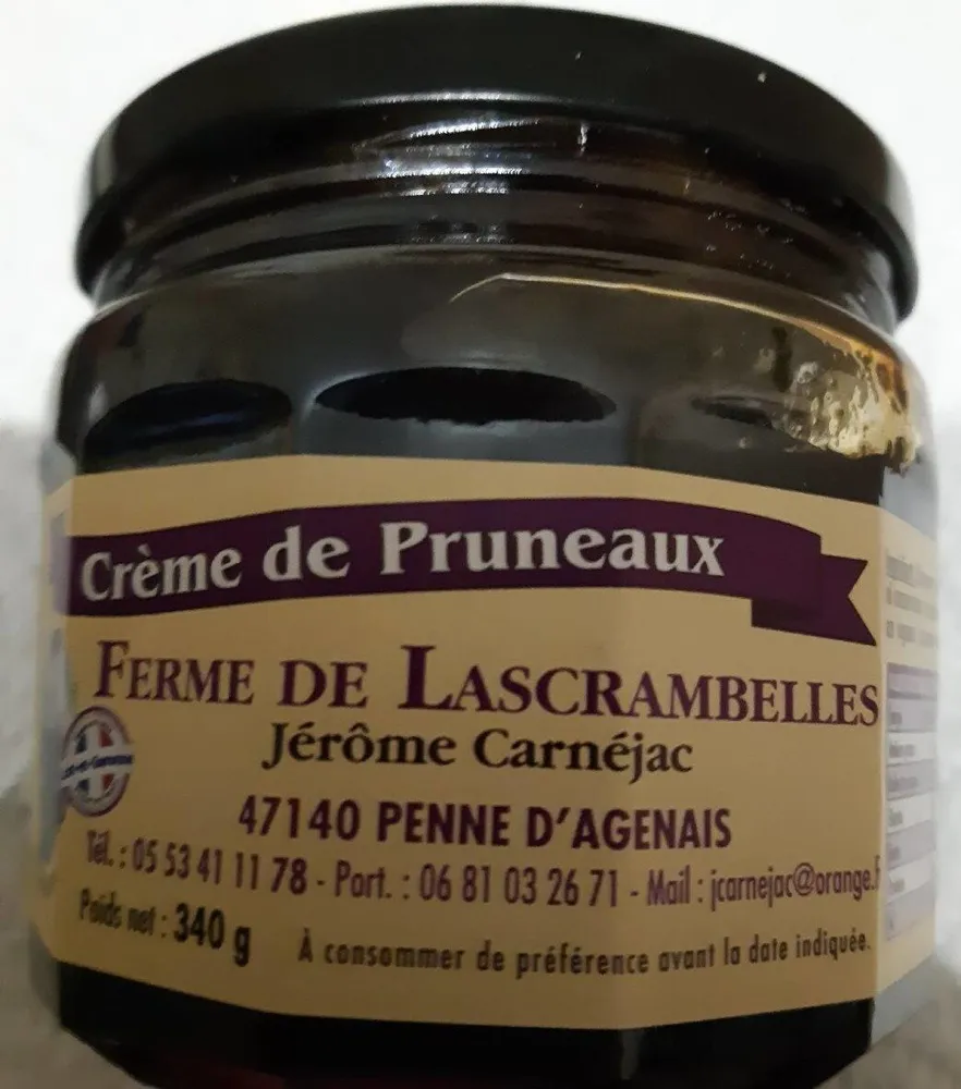 Crème de pruneaux