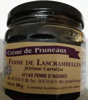 Crème de pruneaux