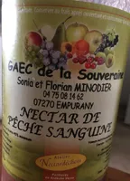 Nectar de peche sanguine