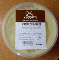 Crema de porros