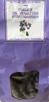 Fleurs de violettes cristallisées