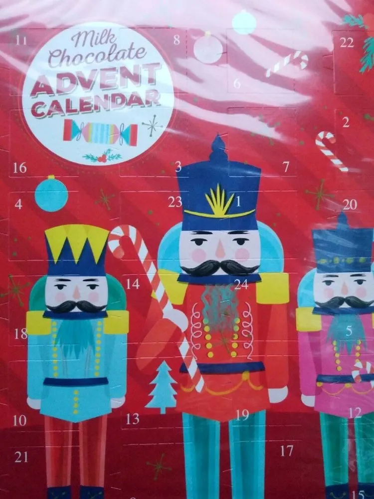 Milk chocolate advent calendar