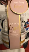 Set mug géant avec préparation pour chocolat chaud
