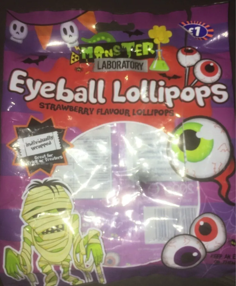 Eyeball Lollipops