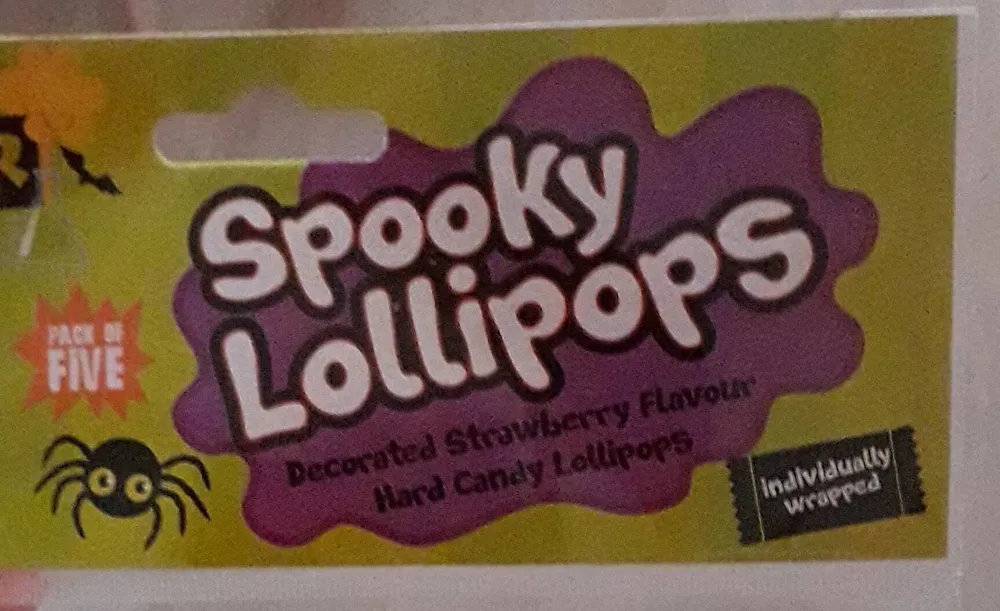 Spooky lollipops