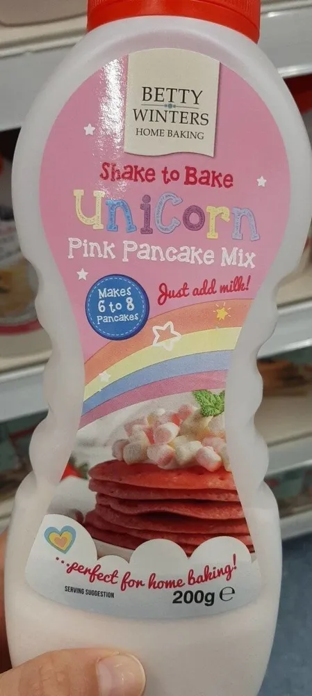 Unicorn Pink pancake mix