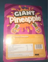 Giant gummy pineapple