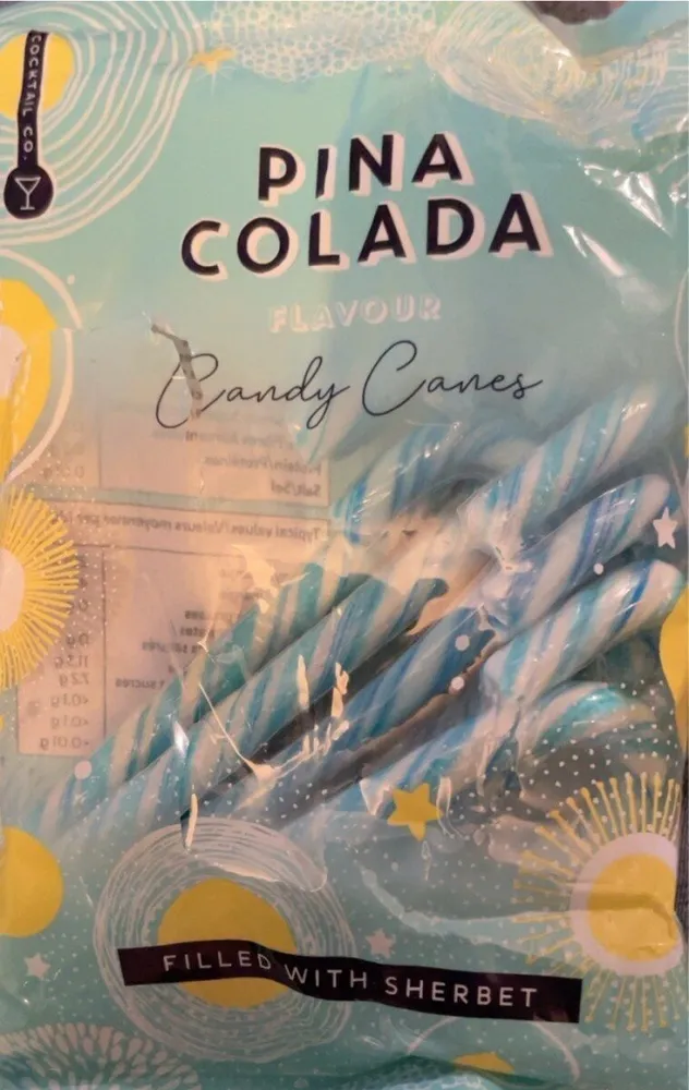Pina Colada Candy Canes