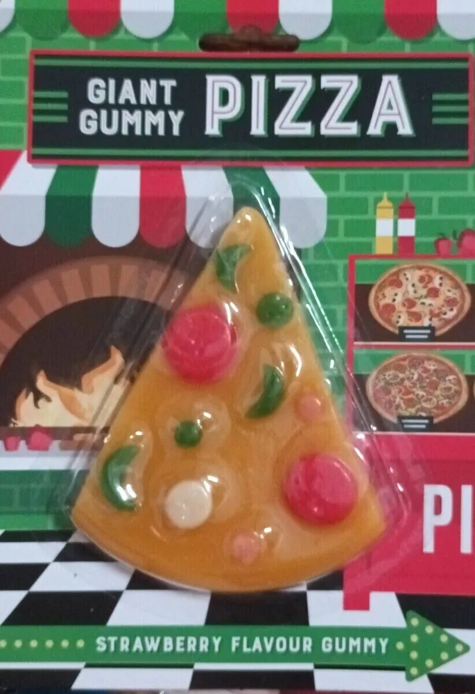 Giant gummy pizza