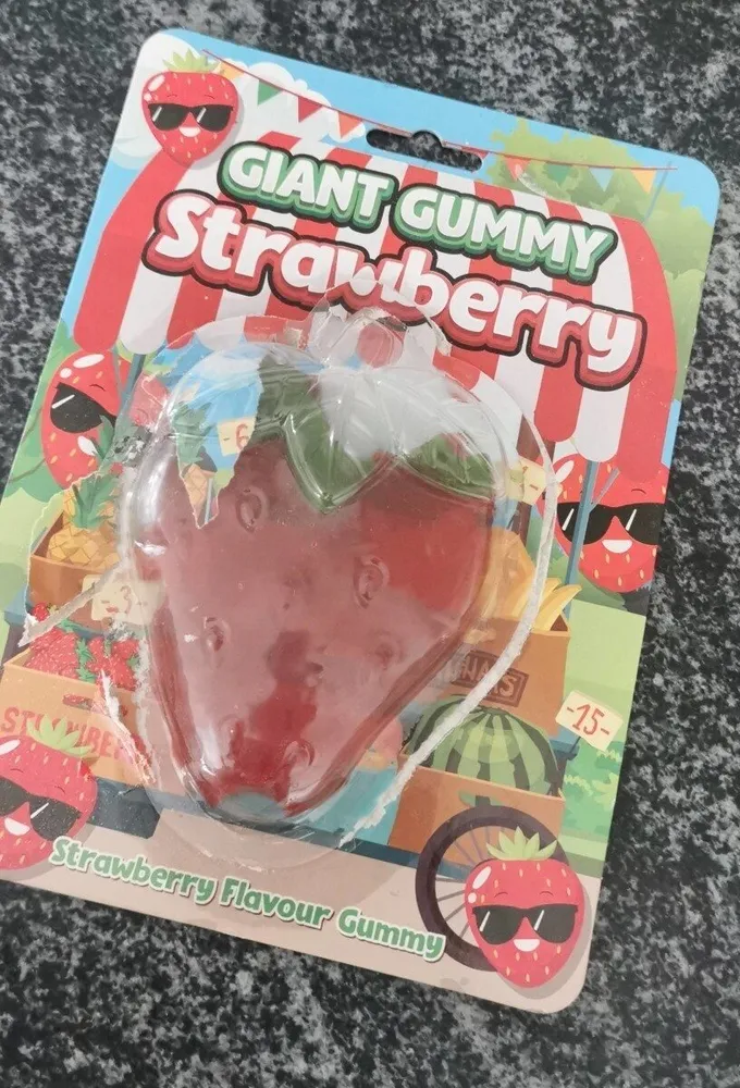 Giant Gummy Strawberry