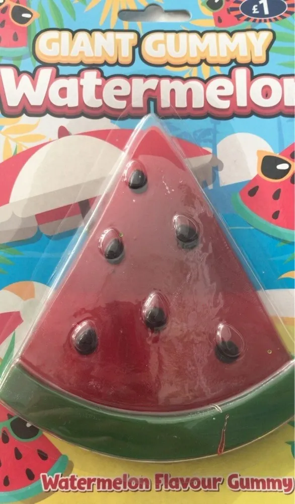 giant gummy watermelon