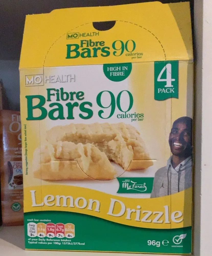 Fibre bar 90 calories lemon drizzle