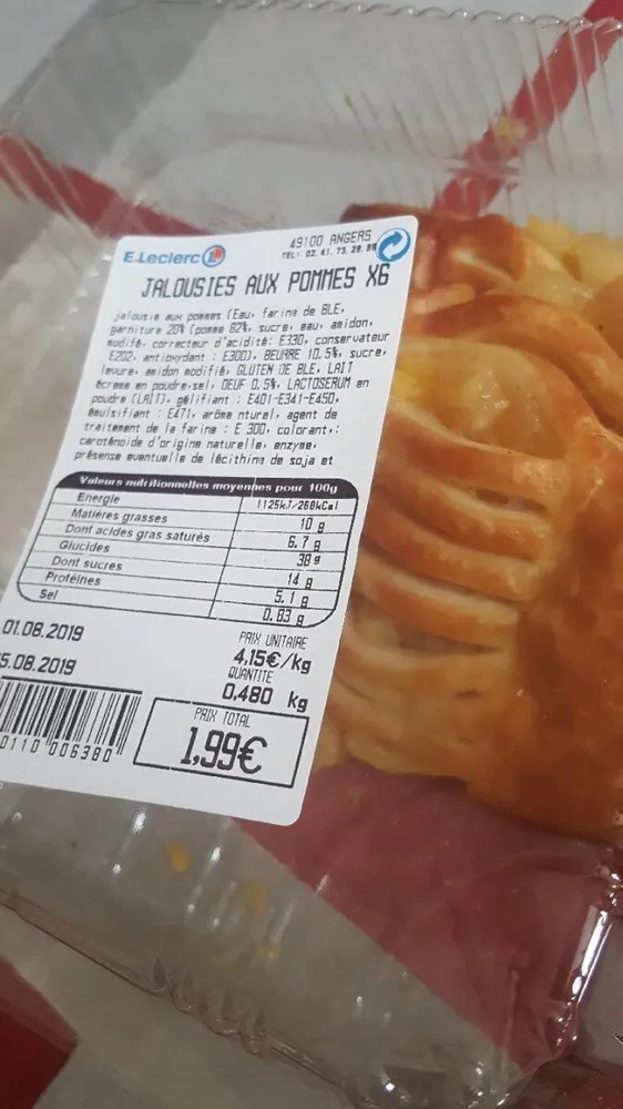 Jalousie au pommes