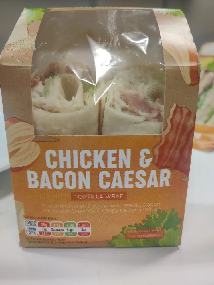 Chicken and bacon ceaser