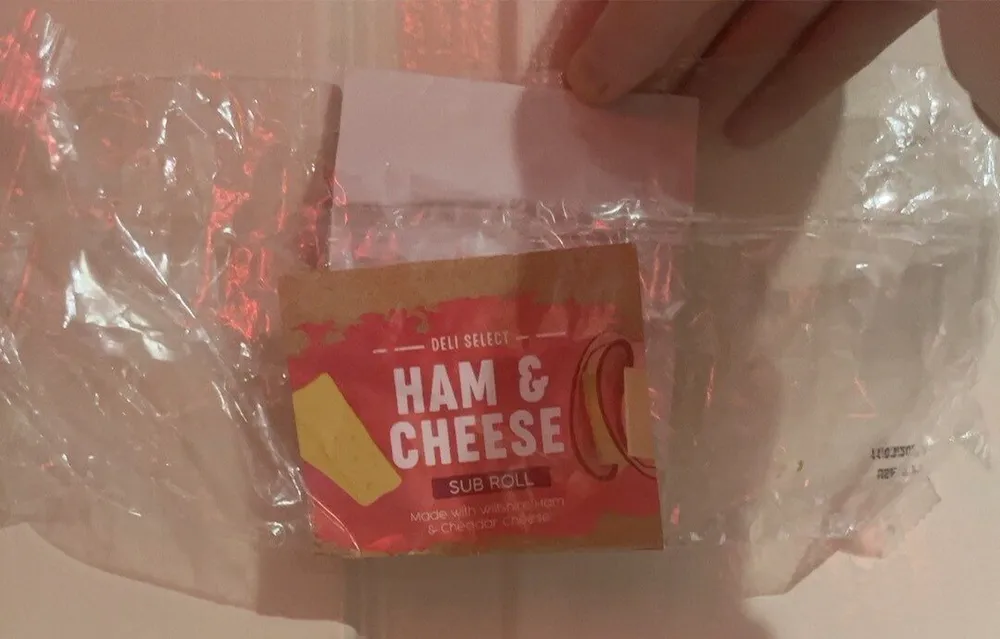 ham & cheese sub roll
