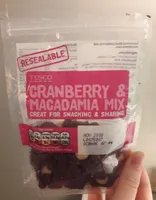Cranberry & macadamia mix