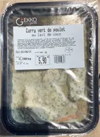 Curry vert de poulet