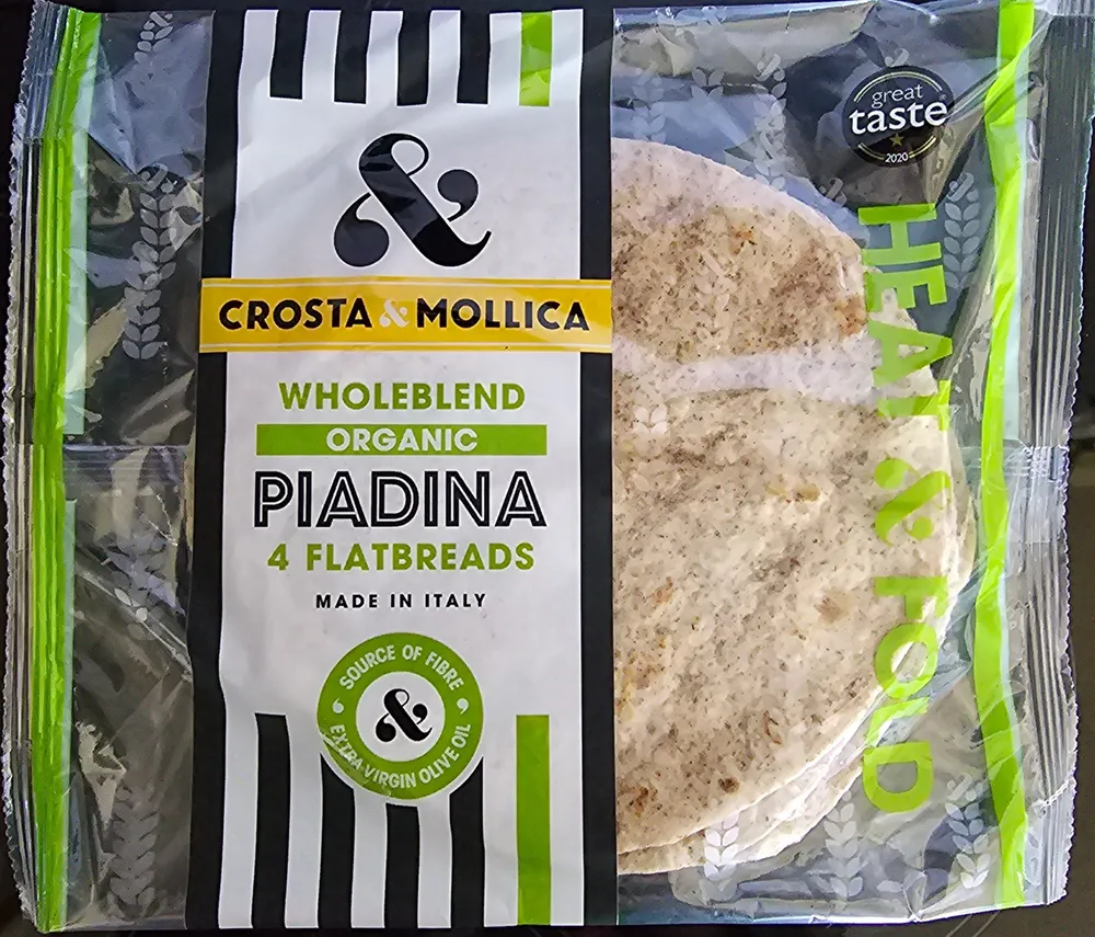 Whole blend Organic Piadina Flatbreads