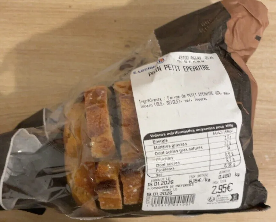 Pain petit épeautre