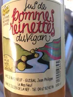 Jus de pommes reinettes du Vigan