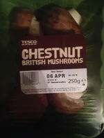 tesco chestnut british mushrooms
