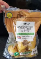 Baby potatoes with butter and herb