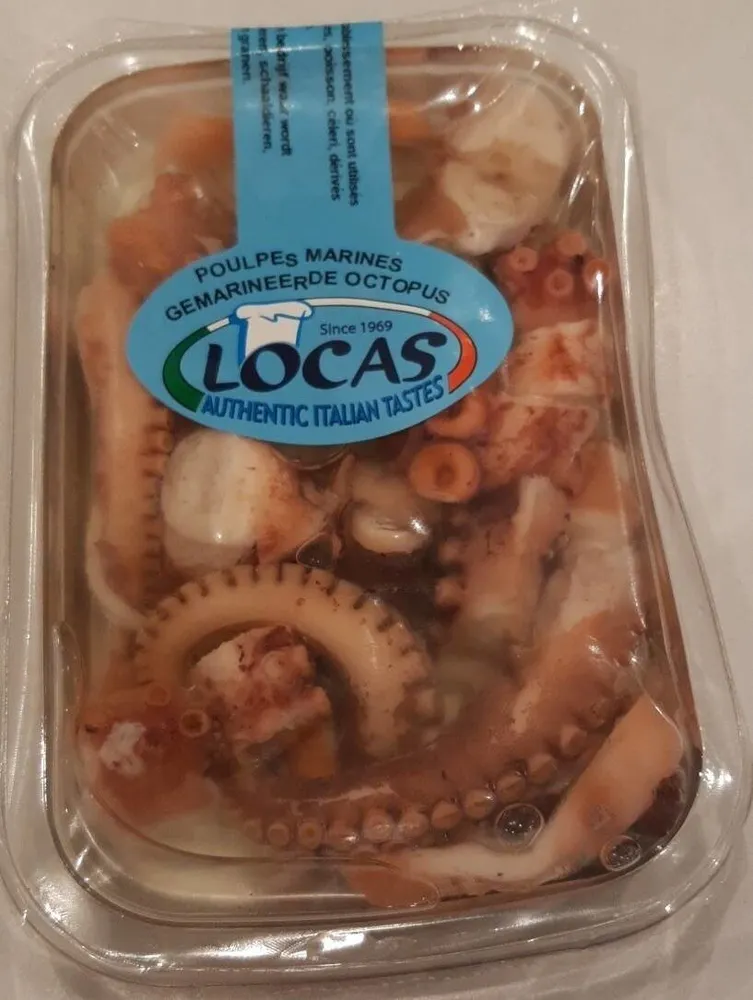 Poulpes marinés