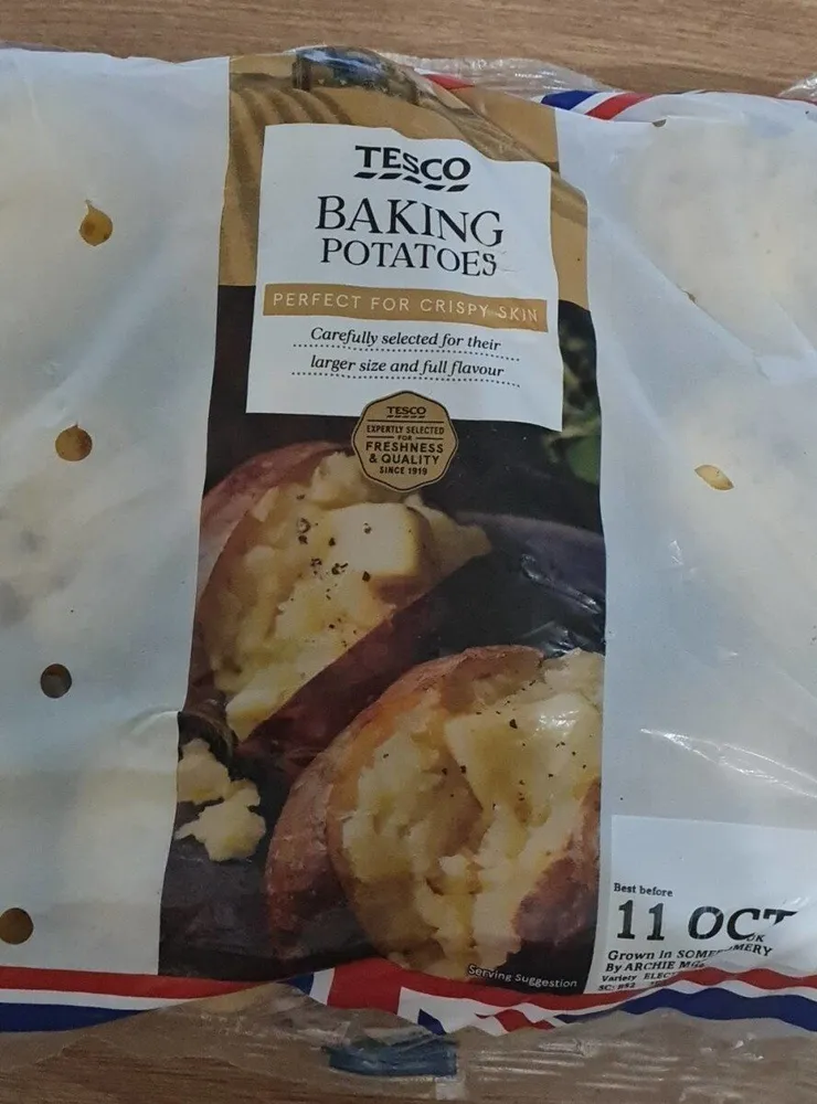 Baking potatoes