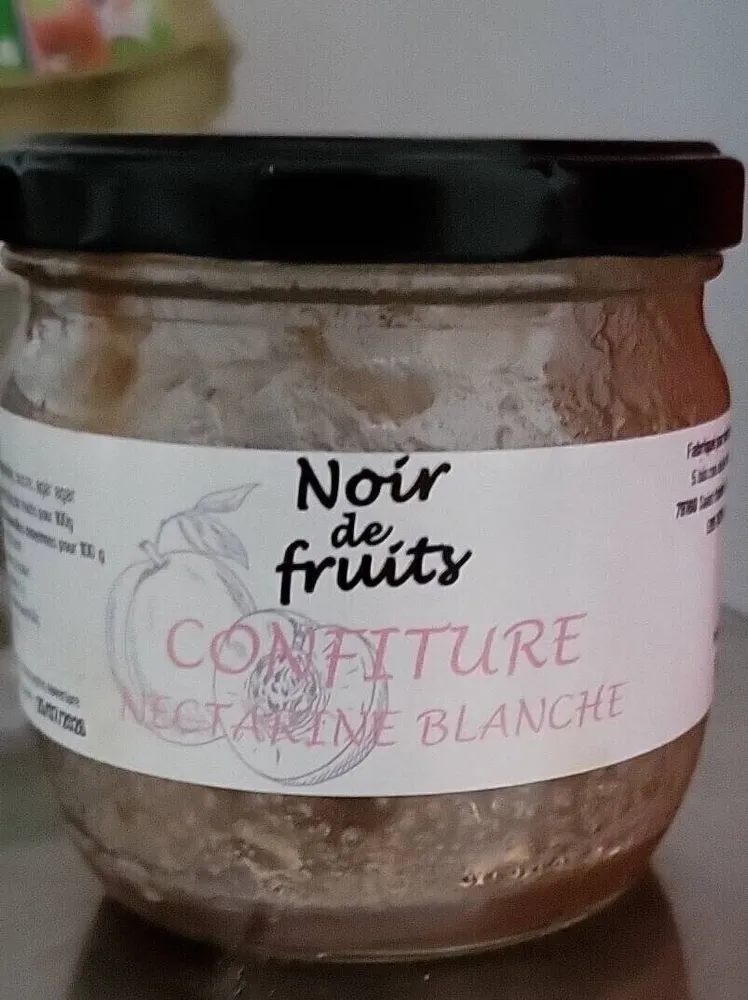 Confiture nectarine blanche
