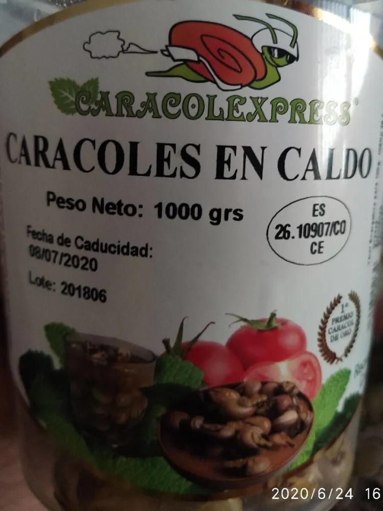 Caracoles en caldo
