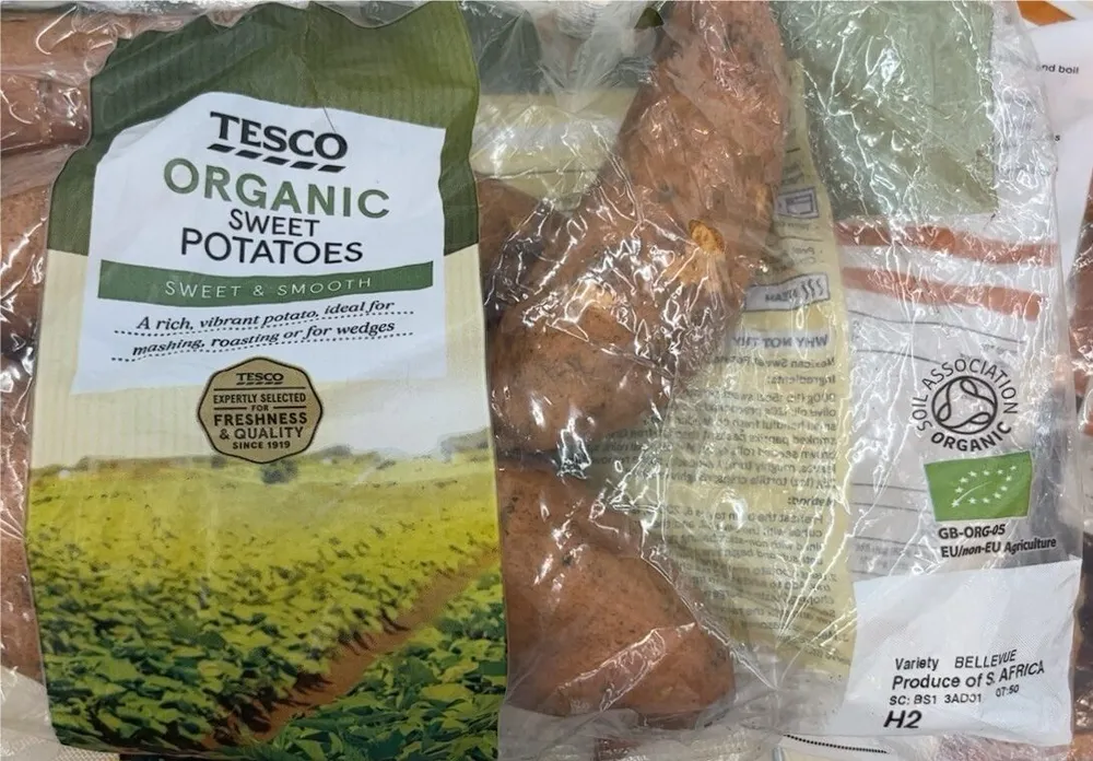 organic sweet potatoes