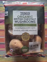 Organic British chestnut mushrooms