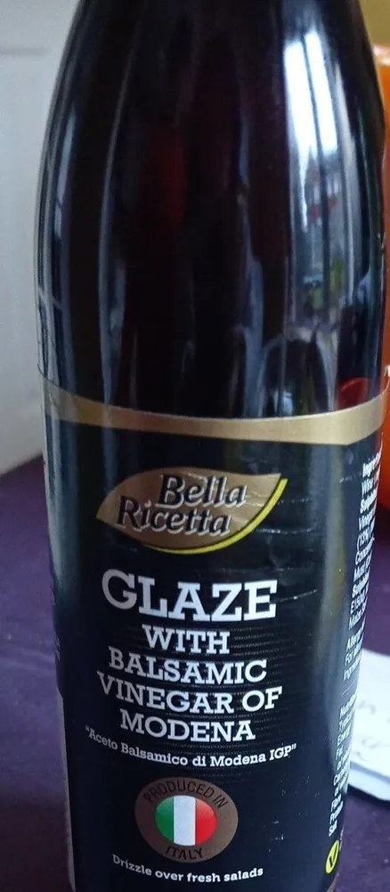 GLAZE with balsamic vinegar of Modena