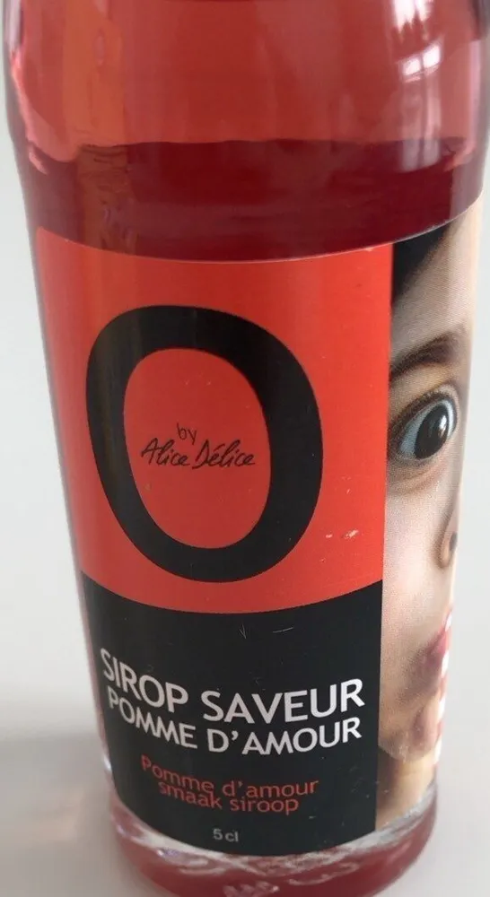 Sirop saveur pomme d’amour