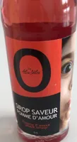 Sirop saveur pomme d’amour