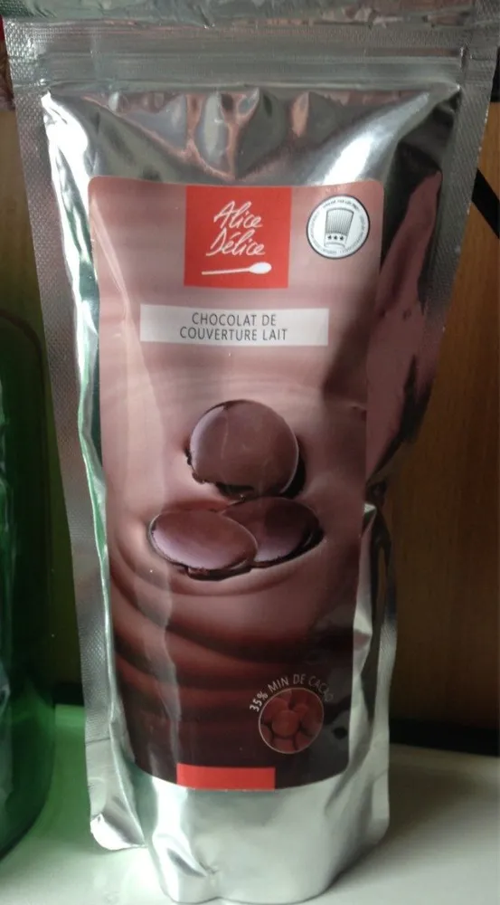 Chocolat de couverture lait