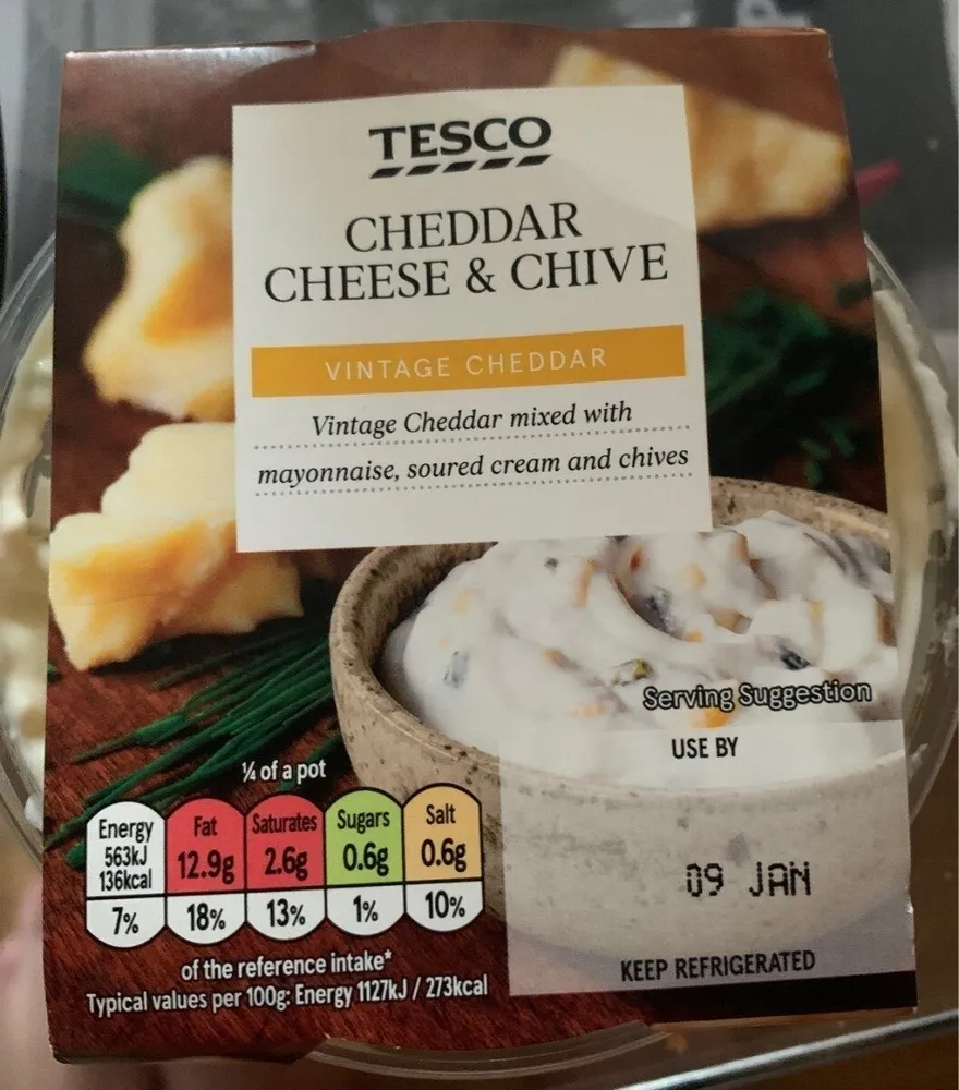 CHEDDAR CHEESE & CHIVE