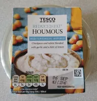 Reduced fat houmous