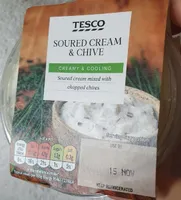 Soured cream and chive dip