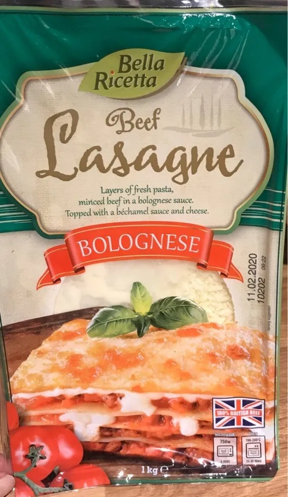Beef Lasagne