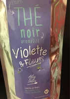 Thé noir aromatisé violette et fleurs
