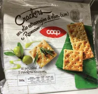 Crackers con olio di oliva e rosmarino