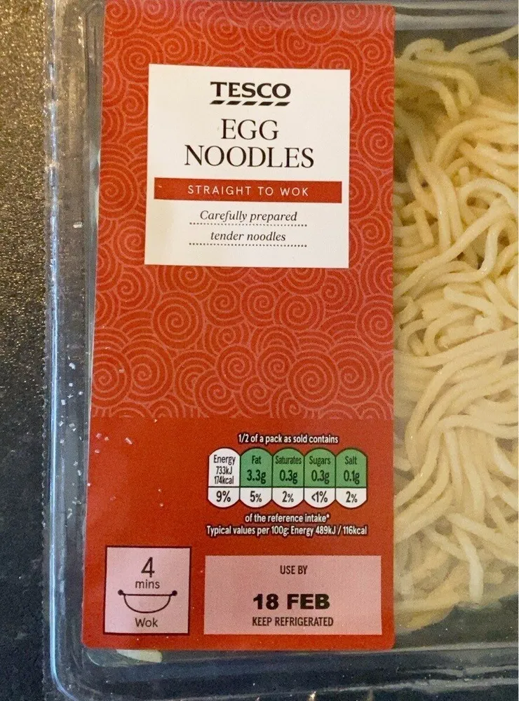 Tesco Egg Noodles