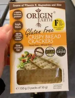 Crispy bread crackers