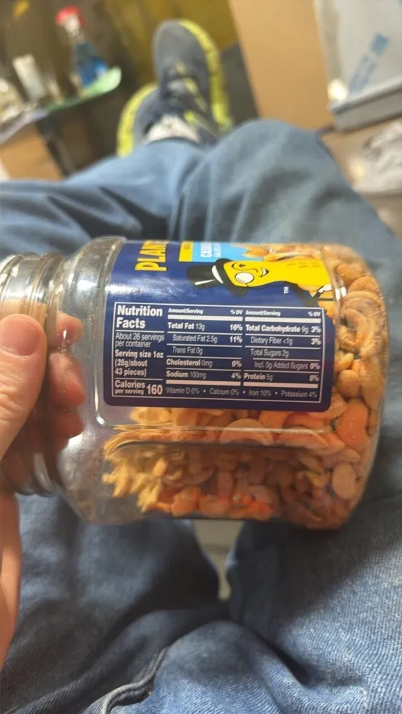 planters cashews and halves