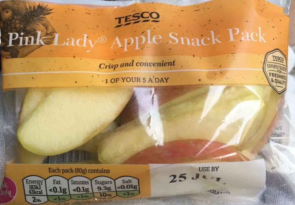 Pink lady apple snack pack