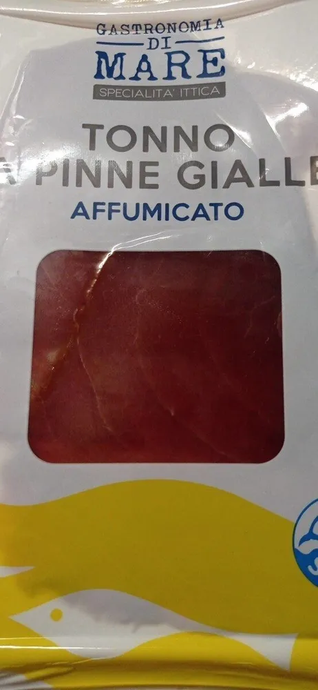 Tonno a pinne gialle affumicato