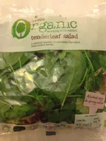 Organic tenderleaf salad